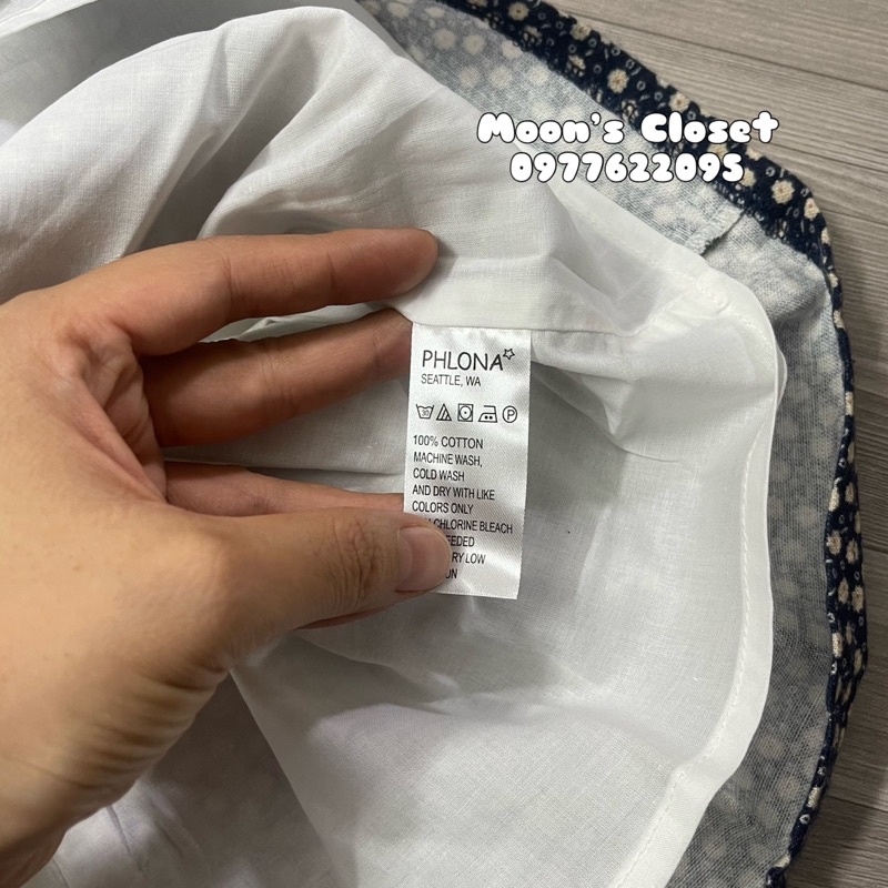 XD- Váy hoa nhí vintage PHLONA size 12/18m-8y