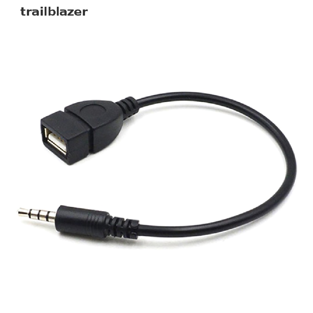 Dây Cáp Âm Thanh Chuyển Đổi Cổng 3.5Mm AUX Sang Cổng USB 2.0 Cho Máy MP3 Xe Hơi