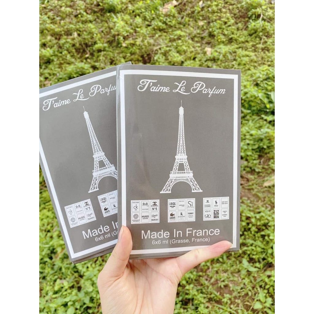Set nước hoa tháp 6 chai 20ml
