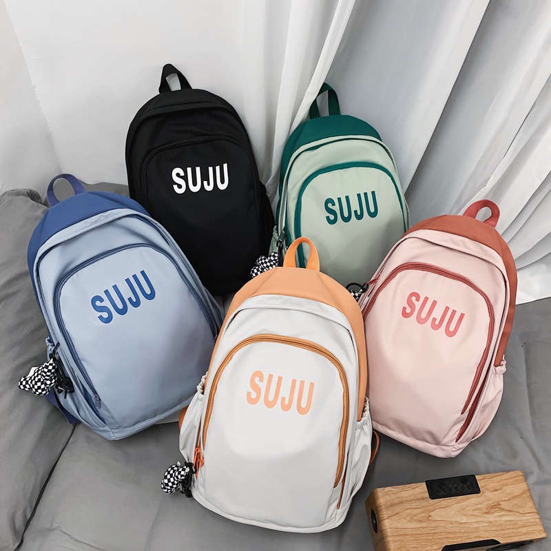 Balo PRETTYZYS sức chứa lớn 14 inch phong cách Hàn Quốc trẻ trung cho nữ