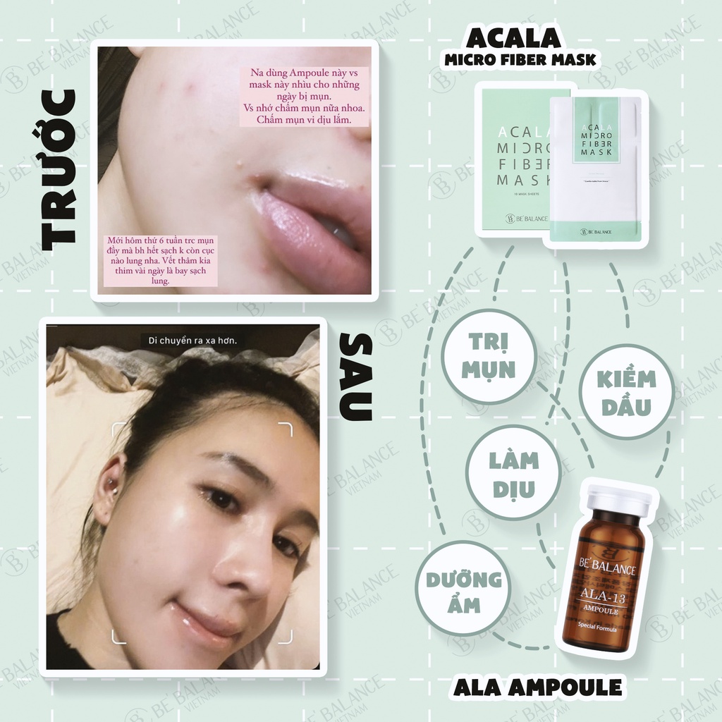 Tinh chất chuyên sâu Be'Balance ALA Ampoule 10ml x 5