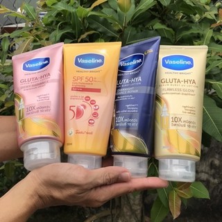 [Chính hãng]  Dưỡng Thể Vaseline Healthy Bright Gluta HYA Serum 10X Thái Lan