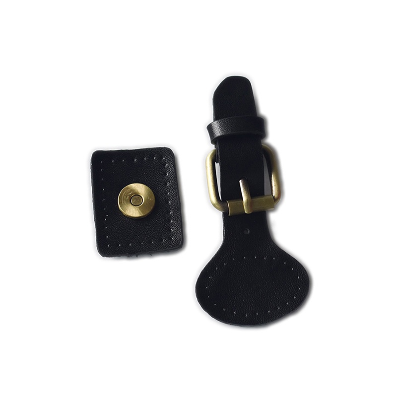 Khóa Nam Châm Hình Oval DIY Bằng Da Có Thể Điều Chỉnh