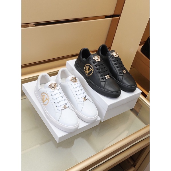Giày sneaker thời trang nam cao cấp 2022 giày thể thao logo medusa Versace