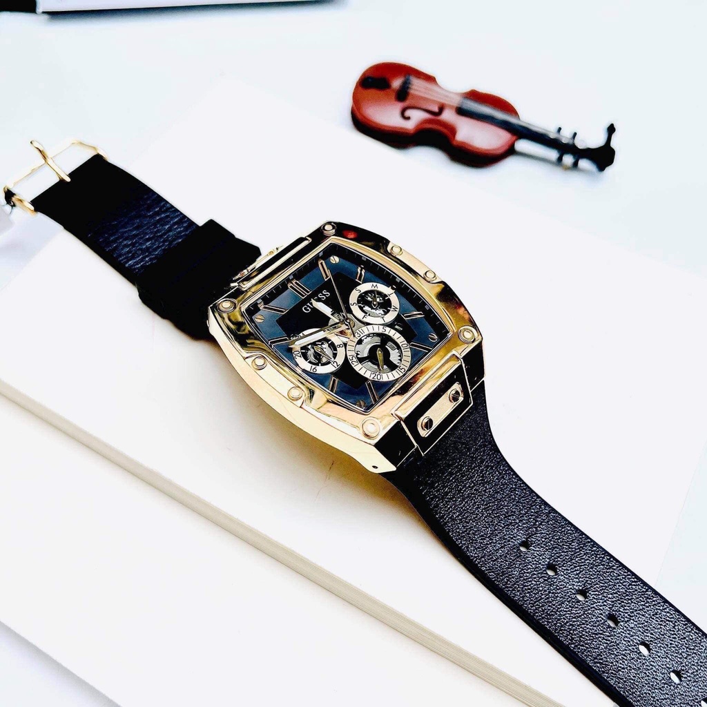 Đồng hồ Nam Guess Phoenix Gold Black GW0202G1