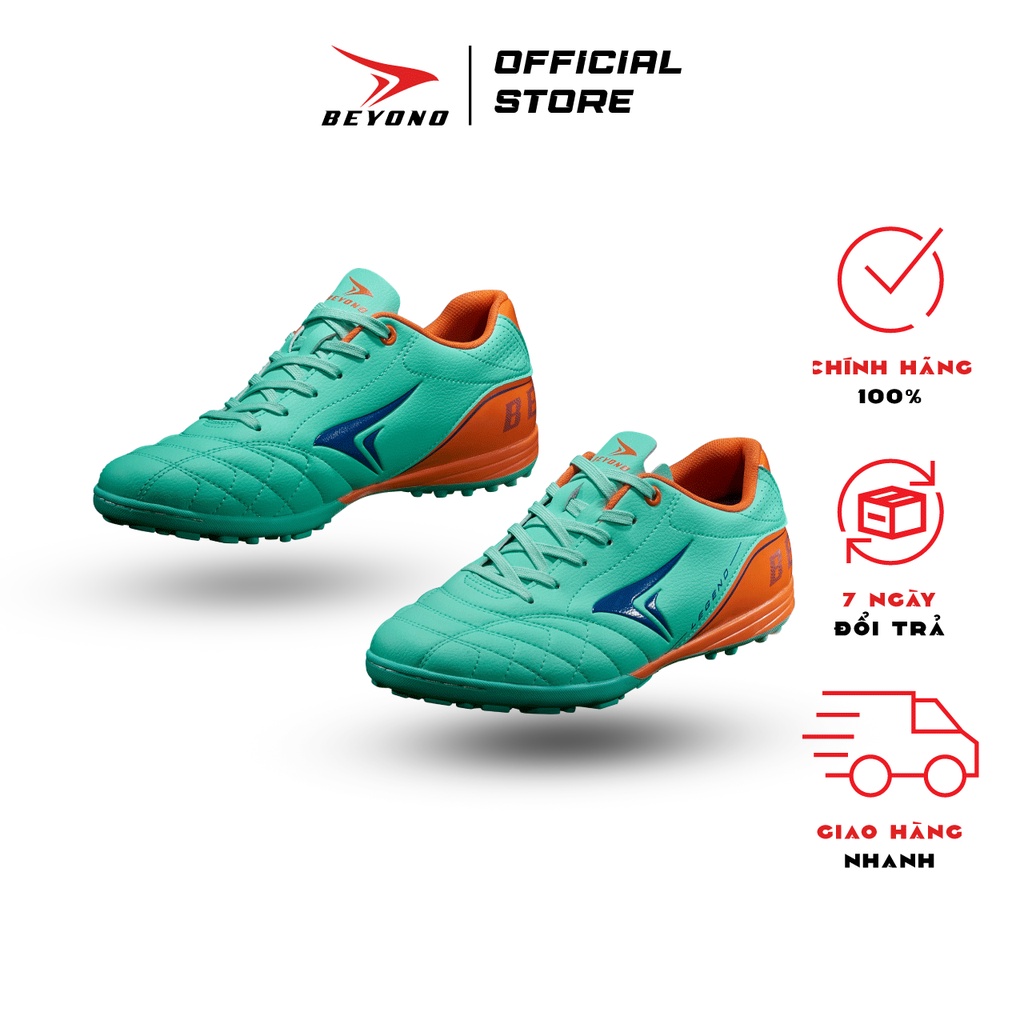 Giày bóng đá nam sân cỏ nhân tạo Beyono Legend chính hãng, form chân bè ngang, chất liệu Microfiber 1.4mm cao cấp