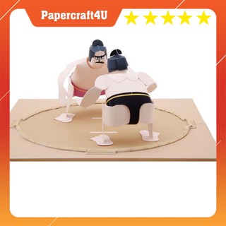 Mô hình giấy 3D Game Sumo Wrestling Game