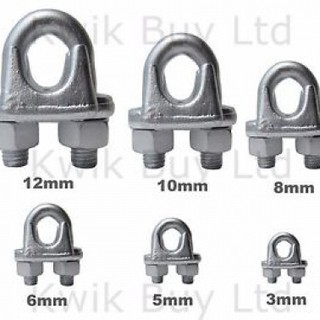 Ốc siết cáp Khóa cáp Cóc kẹp cáp - bằng Sắt