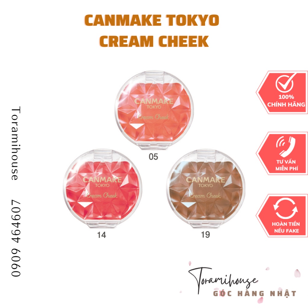 MÁ HỒNG CANMAKE CREAM CHEEK