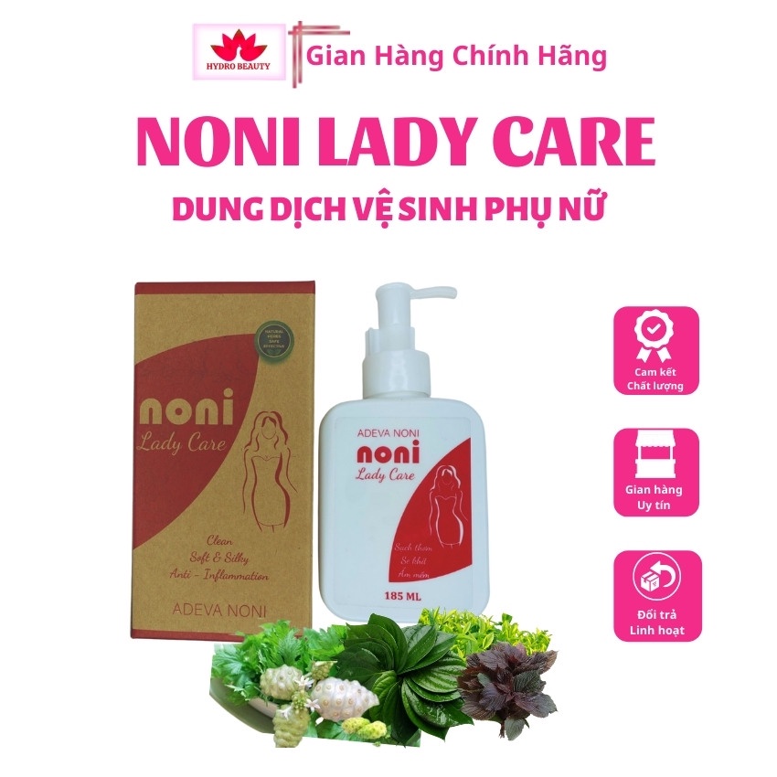 Dung dịch vệ sinh phụ nữ Noni Lady Care, chiết xuất trầu không, trái nhàu, làm sạch vùng kín dịu nhẹ