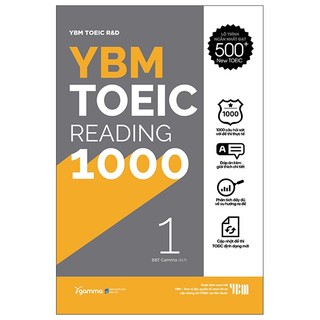 Sách ybm toeic reading 1000 - vol 1