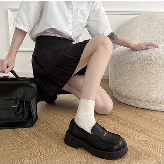 [ HÀNG CÓ SẴN LẺ SIZE ] Giày oxford hình trái tim cao 4,5cm Fullbox nữ basic