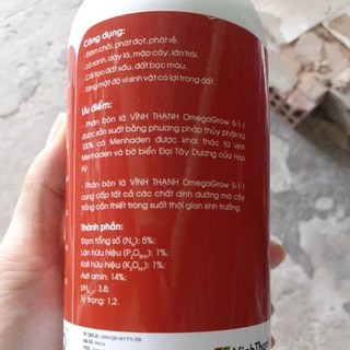 PHÂN BÓN LÁ NPK SINH HỌC 5-1-1(ĐẠM CÁ ĐẬM ĐẶC NHẬP KHẨU TỪ MỸ)