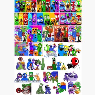 Sticker ảnh dán  Rainbow friends