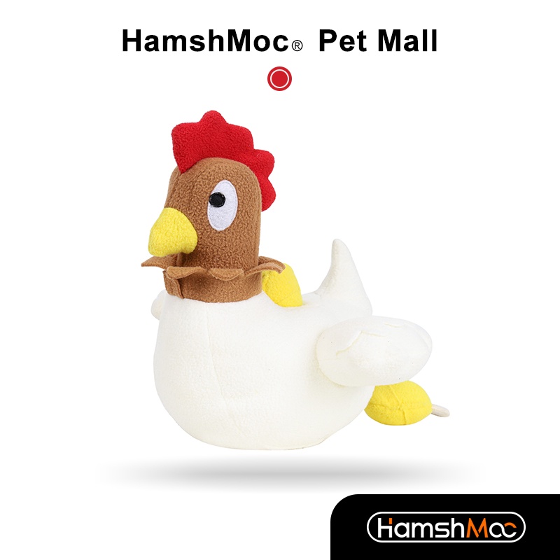 HamshMoc Đồ Chơi Nhồi Bông Mềm Mại Phát Ra Tiếng Kêu Khi Gặm Cho Thú Cưng 10 Tuổi
