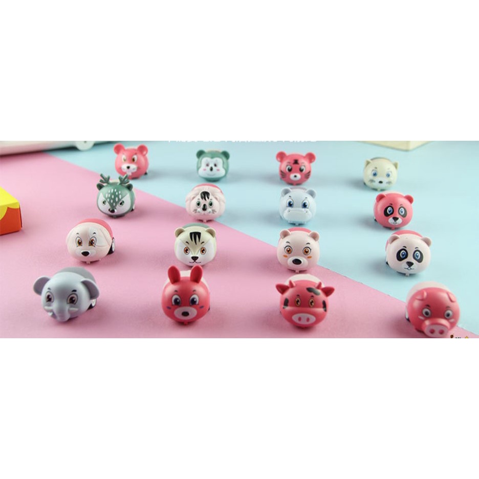 Đồ chơi mini chạy đà-thú chạy cót mini-thú nhựa mini cho bé