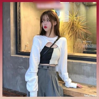 Set áo dây croptop phối 2 màu , Set áo 2 món croptop petter + áo yếm🐝🐝🐝