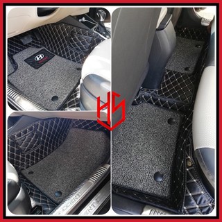 Thảm Lót Sàn Ô Tô Da Carbon Cho Hyundai Accent 2019 - 2022