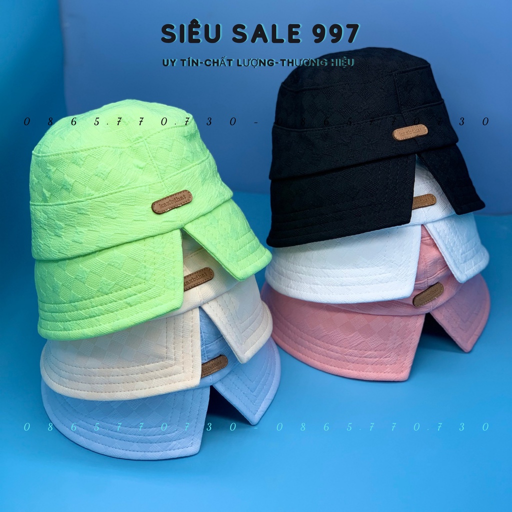 MŨ VÀNH CỤP SẺ CÁCH ĐIỆU VÀNH CHẤT XỐP THÊU LOGO DA THỜI GIAN HOT TREND MẪU MỚI 2023