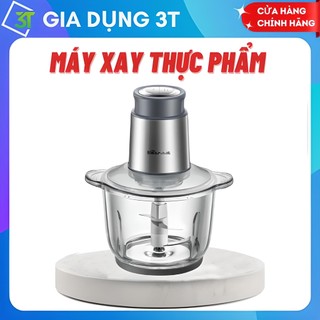 Máy xay thực phẩm, máy xay thịt đa năng 2L Bear , động cơ 300w , chất liệu nhựa ABS, máy xay 4 lưỡi bằng thép không rỉ