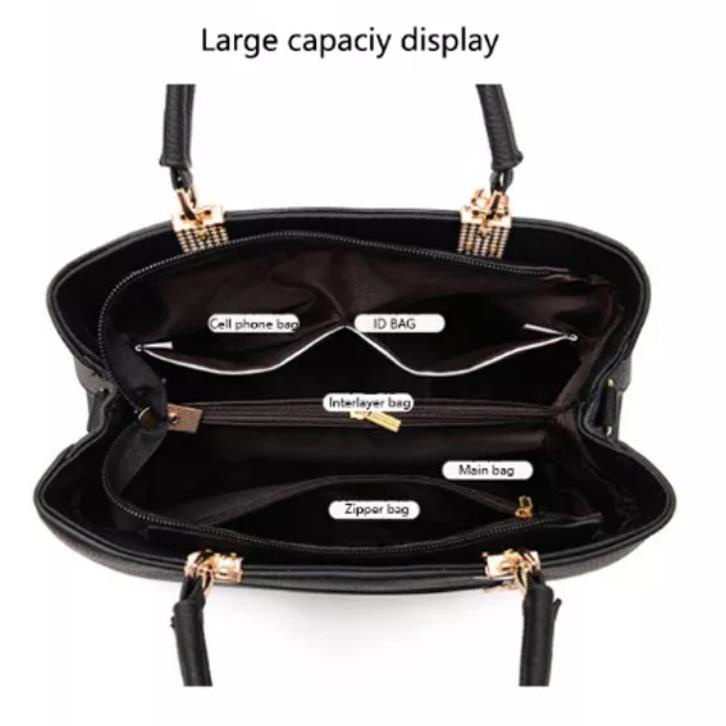 Túi Xách Da PU Đeo Chéo Thời Trang Cho Phụ Nữ Trung Niên