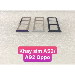 Khay sim A52/A92 Oppo