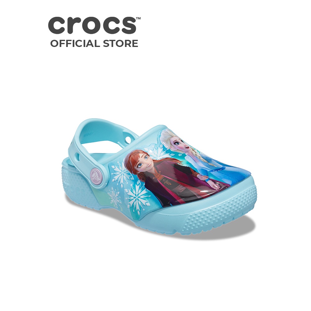 Giày Clog Trẻ em Crocs Toddler Disney Frozen Funlab Ice Blue