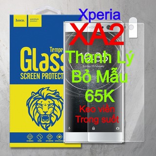 Kính cường lực cho SONY XPERIA XA2 hiệu Hoco.tw kính cong 3D, keo viền siêu chắc