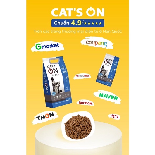 HẠT CAT'S ON CHO MÈO - TÚI 1KG CHIẾT