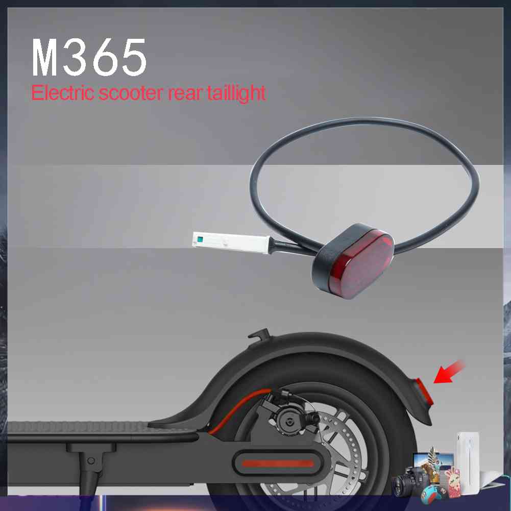 Đèn Phanh An Toàn Gắn Đuôi Xe Scooter Điện M365