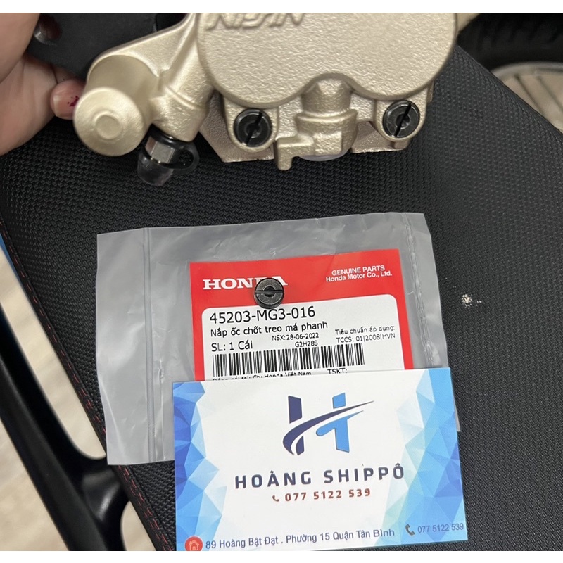 Nắp ốc chốt treo má phanh