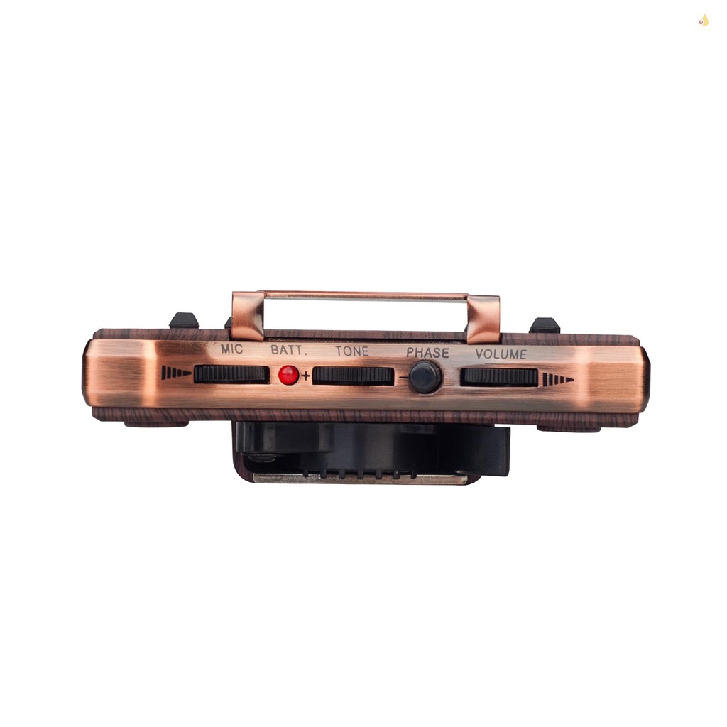 Bộ Pickup Lỗ Âm Thanh Kép + Mic Hỗ Trợ Nâng Tông Âm Lượng Dễ Lắp Đặt Cho Đàn Guitar Cổ Điển 36-42 Inch