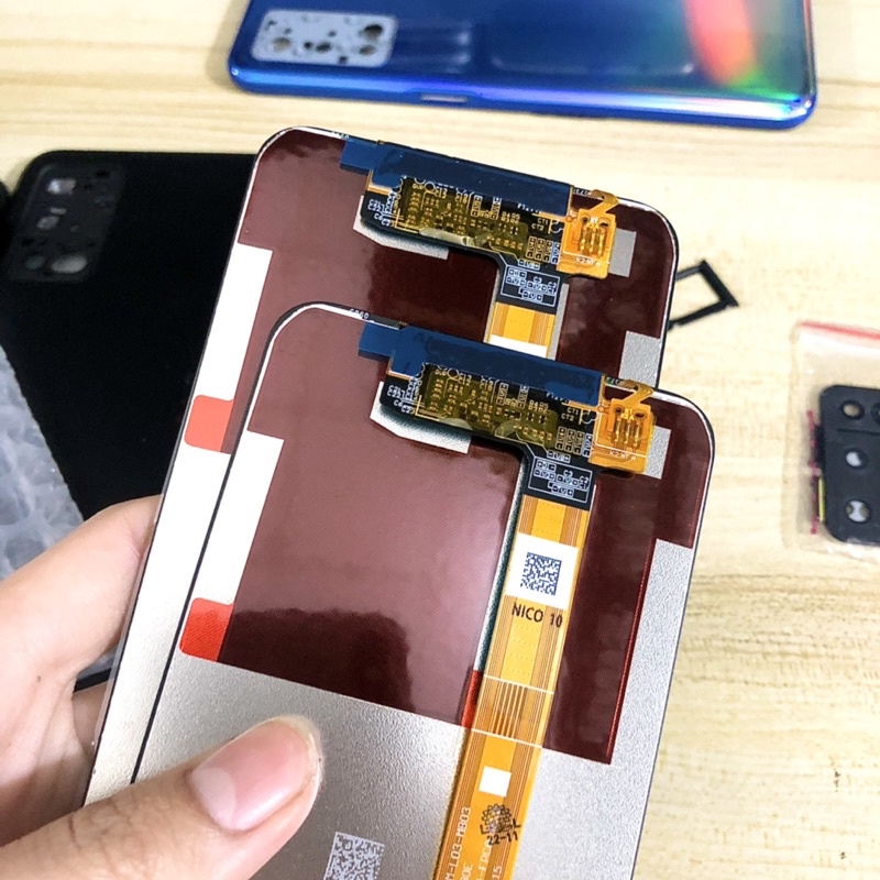 Combo Màn Hình + Bộ Vỏ Sườn Oppo A55 Zin Hàng Cao Cấp.( tặng keo dán )