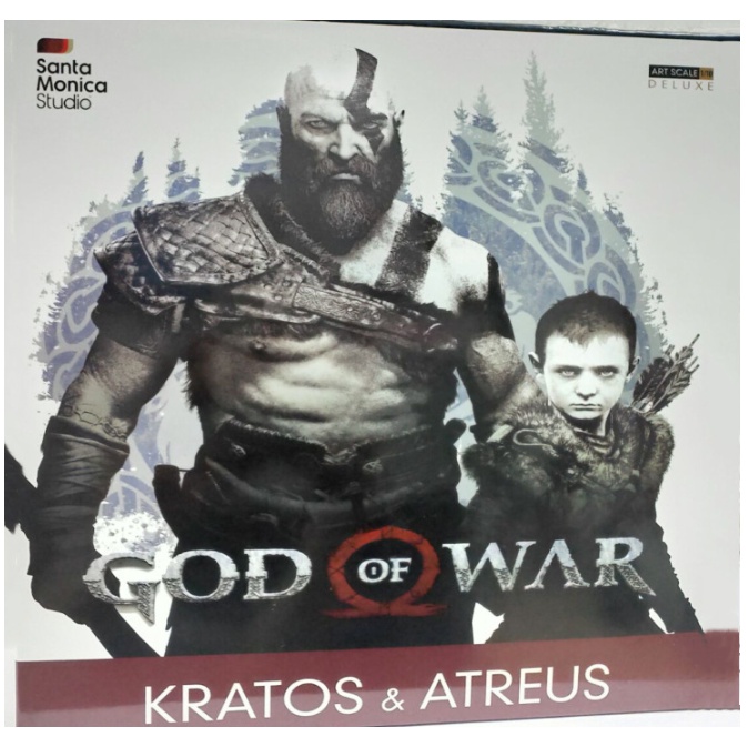 Mô Hình Game God of War Kratos Atreus Hàng St1 Chất Lượng Cao
