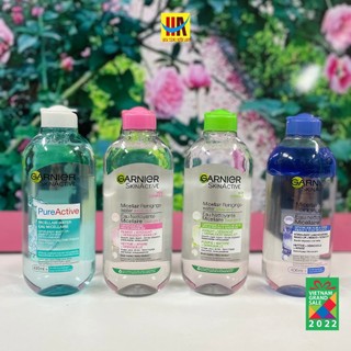 Nước tẩy trang garnier micellar rose water - nước tẩy trang da nhạy cảm nước tẩy trang da mặt nước tẩy trang nhẹ dịu