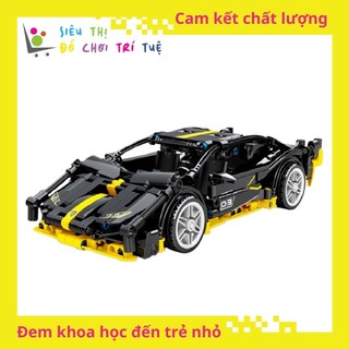 Non lego technic siêu xe lamborghini sian sy block 8154 tỷ lệ 1:20 đồ chơi lắp ráp phát triển trí tuệ