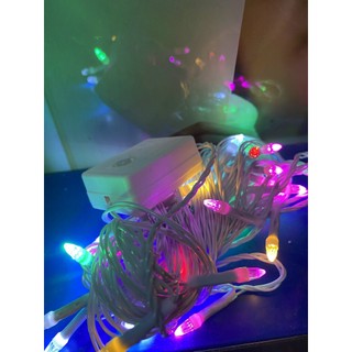 Dây Led nháy đủ màu kim cương nhọn 8m