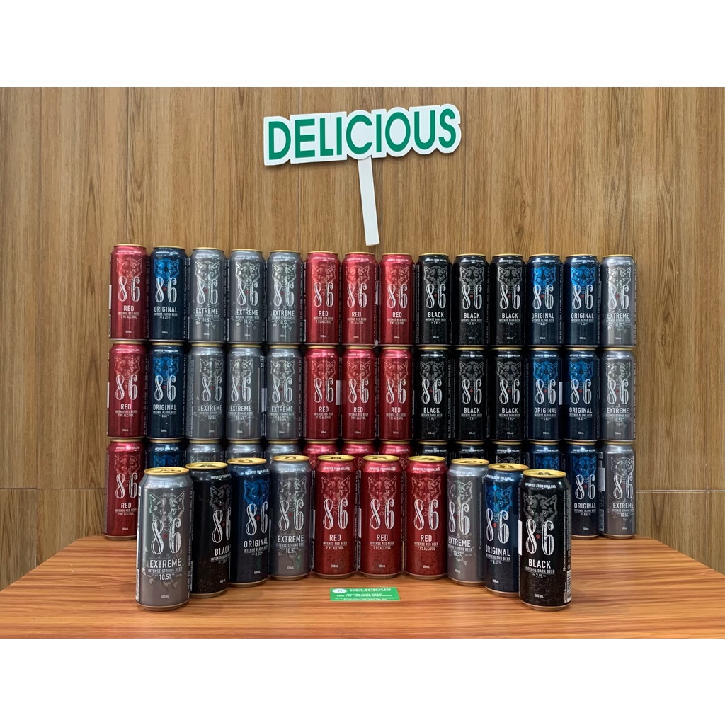 BIA SÓI 8.6 HÀ LAN - 1 THÙNG 12 LON 500ML