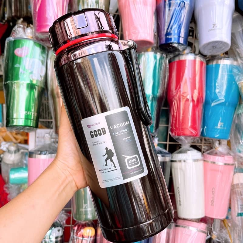 Bình giữ nhiệt GOOD 1200ml, 1500ml inox 304 Nắp titan - Hàng cao cấp sang trọng