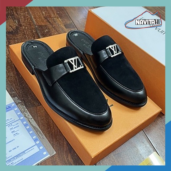 SỤC NAM LV SUPER - Da thật - Đế phíp | Fullbox Thẻ Bill chuẩn hãng | CLIP thực tế sản phẩm