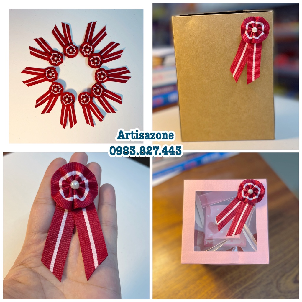 Ruy băng trang trí Noel, Giáng sinh - Dài 02 mét