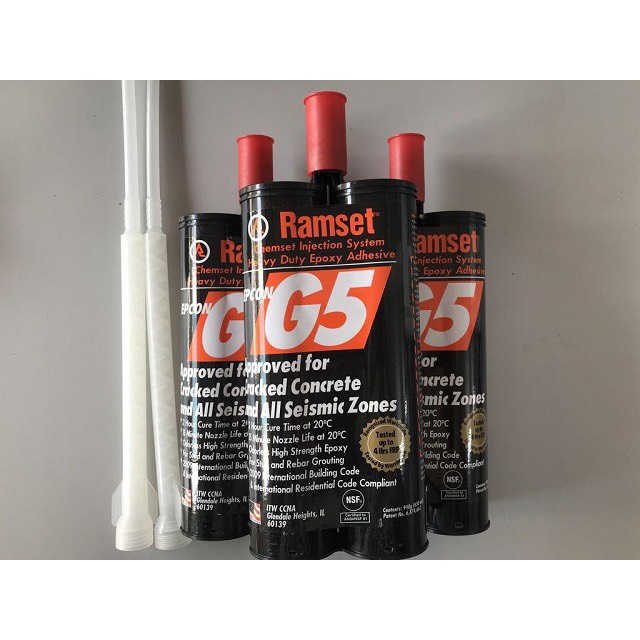 Vòi Bơm Keo Cấy Thép Ramset