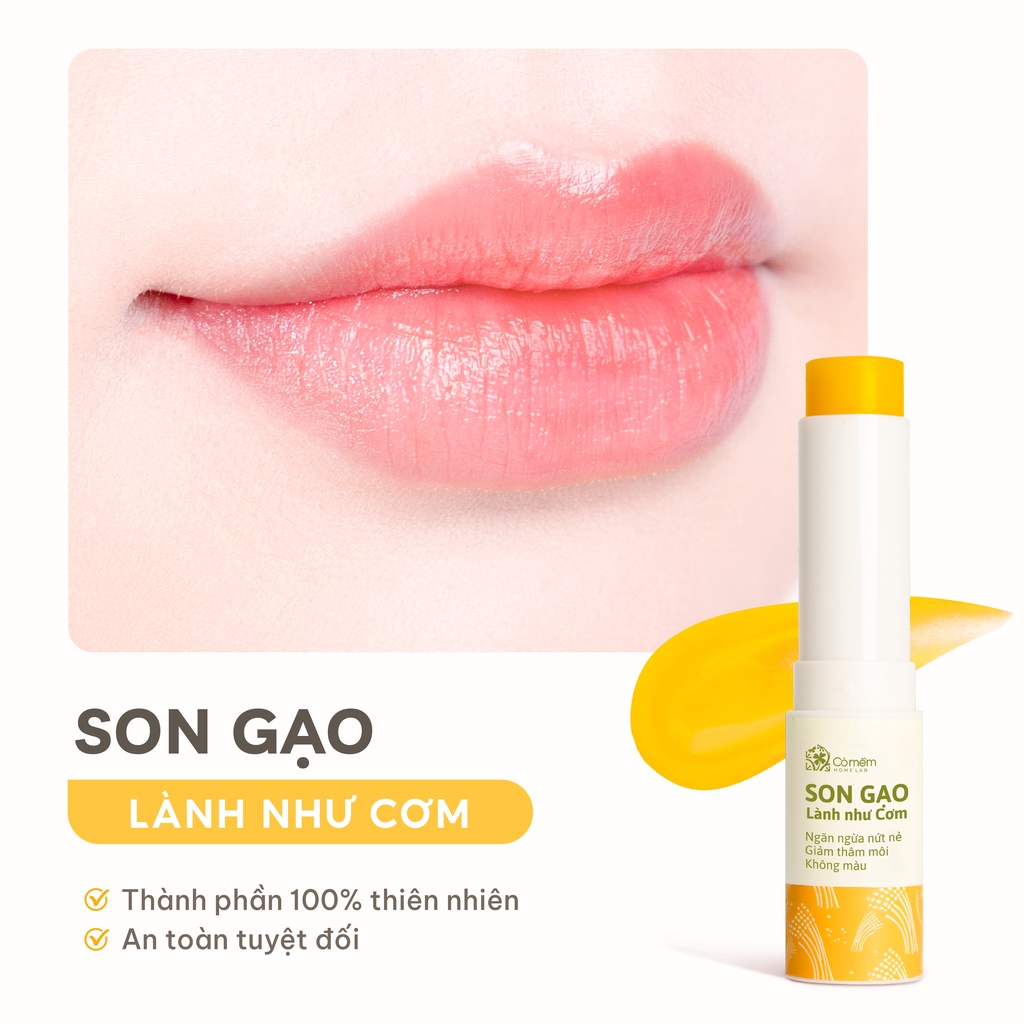 Combo Son Kem Nhung Và Son Dưỡng Không Silicone Mềm Mượt Cỏ Mềm 100g - Hộp Quà Tặng Cô Giáo 20.11