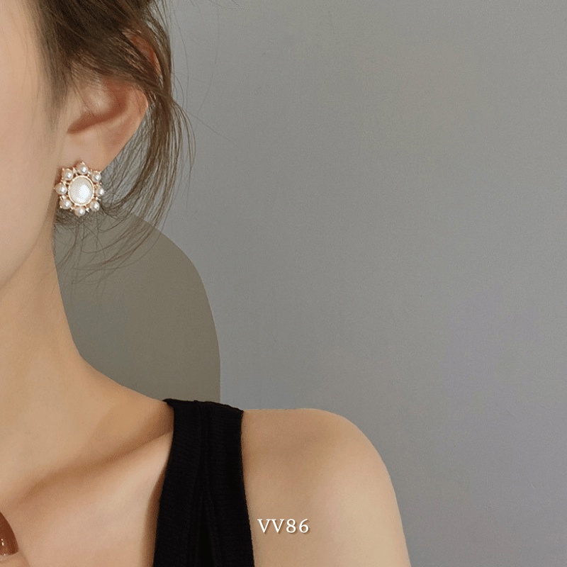 Bông tai Hàn Quốc phong cách Vintage Retro cổ điển sang trọng cá tính- Mely D92