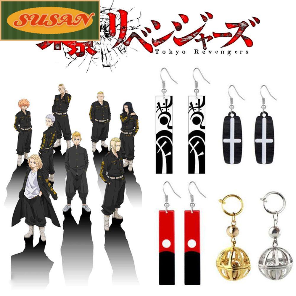 Bông tai thiết kế kiểu nhân vật hoạt hình kurokawa izana thời trang