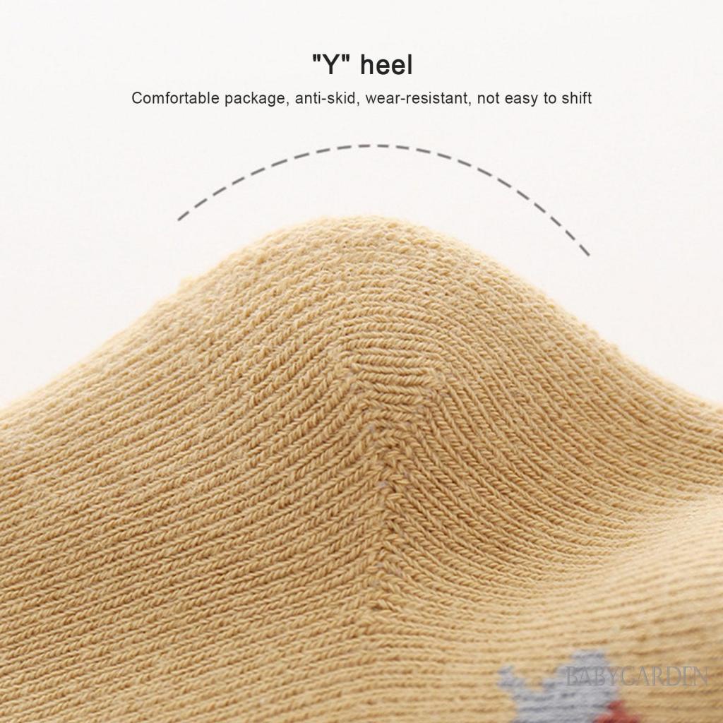 Tất Dày Chống Trượt Họa Tiết Hoạt Hình Cho Bé 0-3 Tuổi