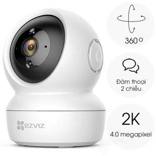 Camera wifi không dây Ezviz C6N 4MP độ nét 2K xoay 360 đàm thoại 2 chiều có hồng ngoại