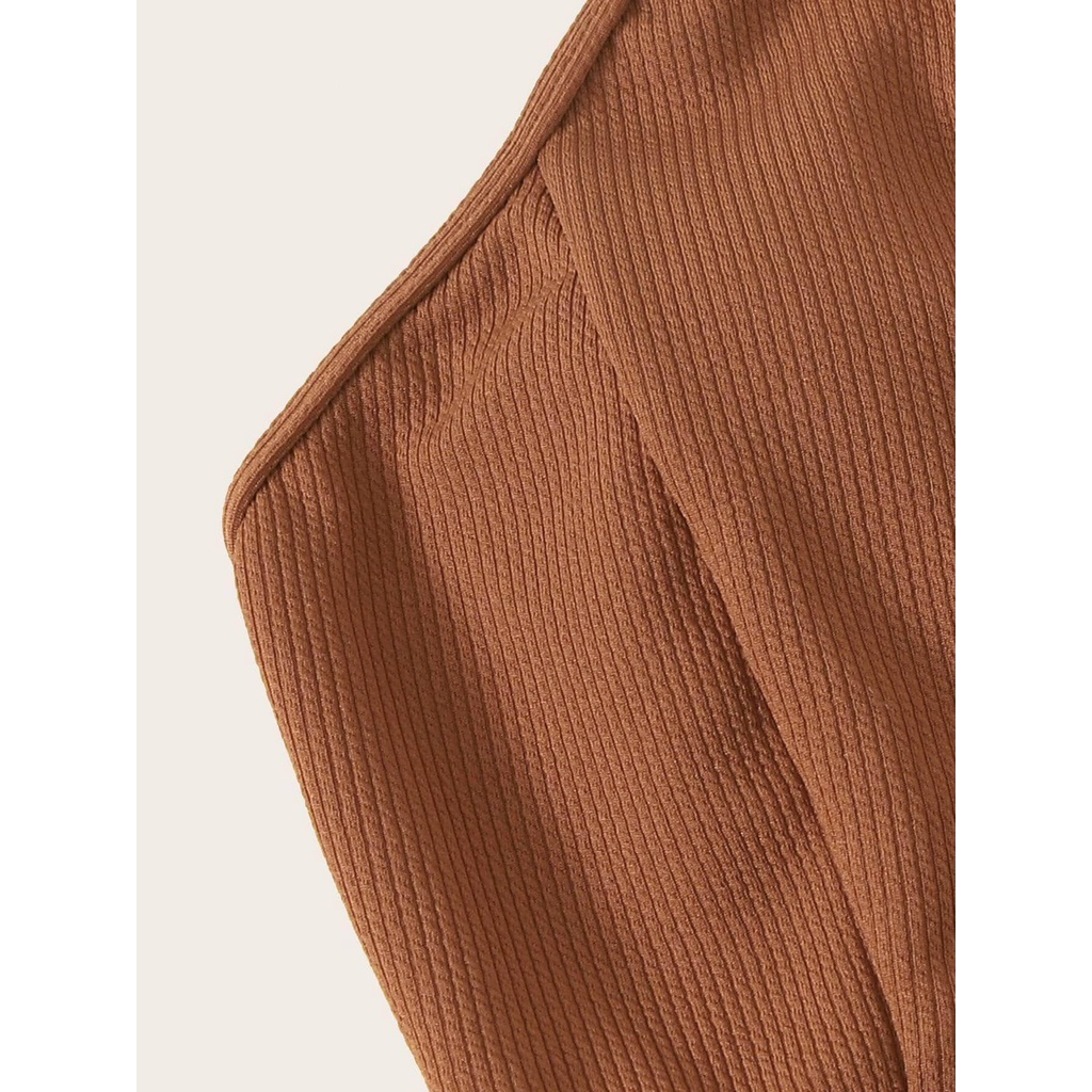 Sét áo tắm cổ yếm 2 mảnh đi biển phong cách Vintage BH01