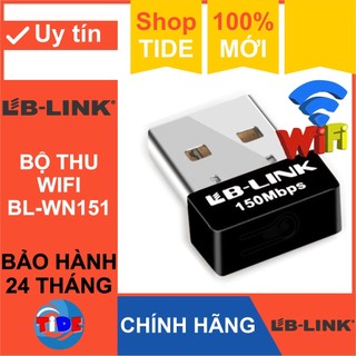 Bộ thu Wifi BL-WN151 Chính Hãng LB-Link – Bảo hành 24 tháng – Tốc độ truyền tải không dây 150Mbps