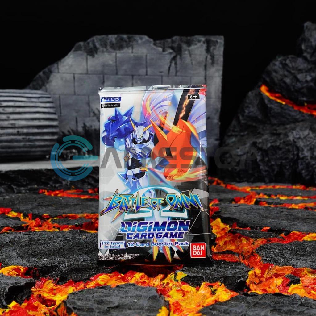 Thẻ bài Digimon TCG Battle of Omni Booster Pack BT05 Build Deck phiên bản tiếng Anh DGMTCGUSBP24